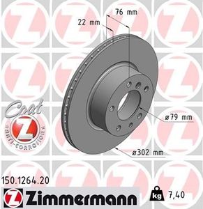 Remschijf Coat Z 150126420