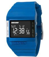 Horlogeband Diesel DZ7134 Silicoon Blauw 23mm - thumbnail