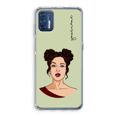 Pop-Art Creator: Motorola Moto G9 Plus Transparant Hoesje