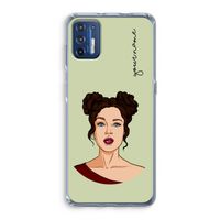 Pop-Art Creator: Motorola Moto G9 Plus Transparant Hoesje