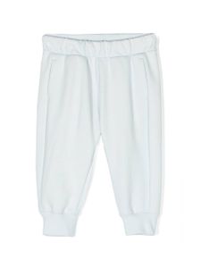 Roberto Cavalli Junior pantalon de jogging à logo imprimé - Bleu