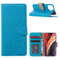 Bookcase iPhone 12 Mini Turquoise met Standaard - thumbnail