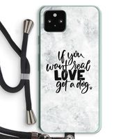 Partner in crime: Pixel 5a 5G Transparant Hoesje met koord