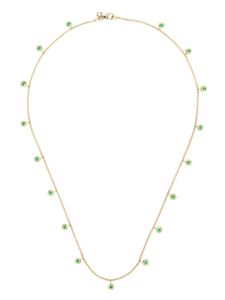 Octavia Elizabeth collier Nesting Gem en or 18ct serti d'émeraudes