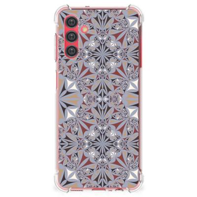 Samsung Galaxy A13 5G | A04s Anti-Shock Hoesje Flower Tiles Samsung Galaxy A13 5G | A04s Anti-Shock Hoesje Flower Tiles