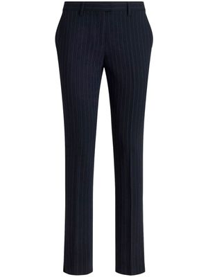 ETRO pantalon de tailleur à fines rayures - Noir
