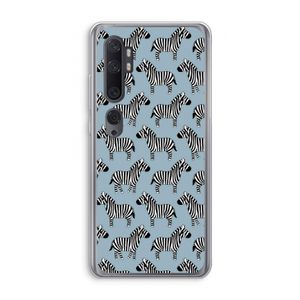 Zebra: Xiaomi Mi Note 10 Transparant Hoesje