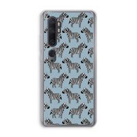 Zebra: Xiaomi Mi Note 10 Transparant Hoesje