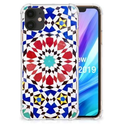 Apple iPhone 11 Anti-Shock Hoesje Mozaïek Apple iPhone 11 Anti-Shock Hoesje Mozaïek