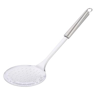 Alpina Keukengerei schuimspaan opscheplepel - zilver - RVS - 36 x 11 cm - groente lepel