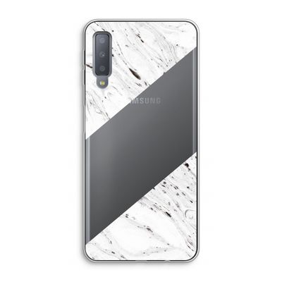 Biggest stripe: Samsung Galaxy A7 (2018) Transparant Hoesje