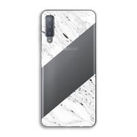Biggest stripe: Samsung Galaxy A7 (2018) Transparant Hoesje
