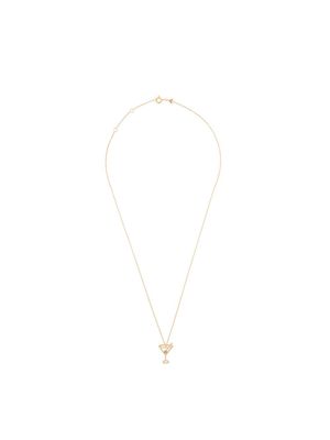 Aliita collier en or 9ct à détails de diamants