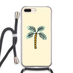 Palmboom: iPhone 7 PLUS Transparant Hoesje met koord