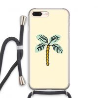 Palmboom: iPhone 7 PLUS Transparant Hoesje met koord Palmboom: iPhone 7 PLUS Transparant Hoesje met koord