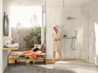 Hansgrohe Select Shower Tablet 700 Douchethermostaat Wit-chroom-glas - thumbnail