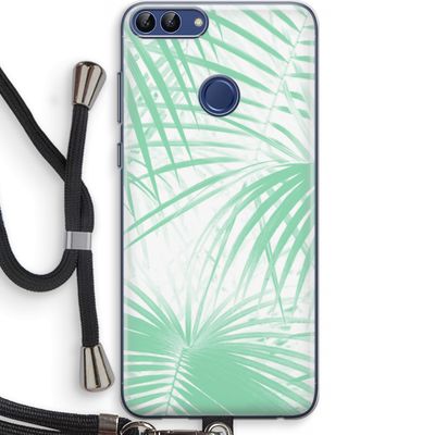 Palmbladeren: Huawei P Smart (2018) Transparant Hoesje met koord