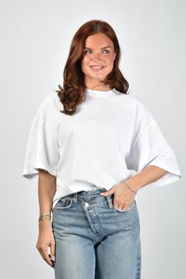 Agolde t-shirt Ellerly A7427-1521 white