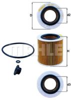 Oliefilter MAHLE, Diameter (mm)74mm, u.a. für BMW, Alpina - thumbnail