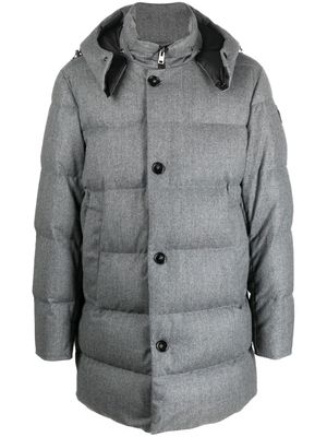Woolrich parka matelassé à boutonnière - Gris