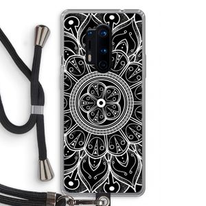 Roses Are Red: OnePlus 8 Pro Transparant Hoesje met koord