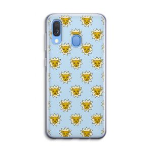 Leeuwenkoppen: Samsung Galaxy A40 Transparant Hoesje