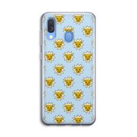 Leeuwenkoppen: Samsung Galaxy A40 Transparant Hoesje
