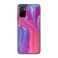 Paarse stroom: Xiaomi Poco M3 Pro 5G Transparant Hoesje