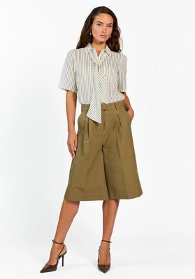 Aaiko Veronne Stripe Tie Pes 351 Blouse 114300 Les Blancs