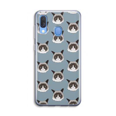 It's a Purrr Case: Samsung Galaxy A40 Transparant Hoesje