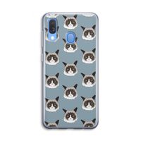 It's a Purrr Case: Samsung Galaxy A40 Transparant Hoesje