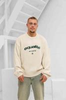 Equalité Celeste Knit Sweater Heren Gebroken Wit - Maat S - Kleur: DonkergroenGebroken Wit | Soccerfanshop