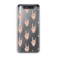 Rock: Samsung Galaxy A80 Transparant Hoesje