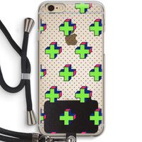 8-bit N°10: iPhone 6 / 6S Transparant Hoesje met koord