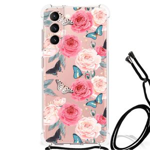 Samsung Galaxy S21 FE Case Butterfly Roses