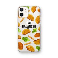 Eat Balanced: iPhone 12 mini Transparant Hoesje