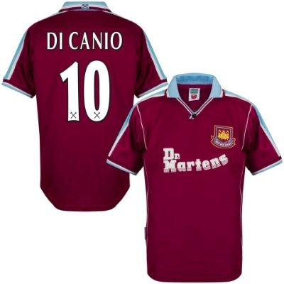 West Ham United Retro Voetbalshirt 2000-2001 + Di Canio 10