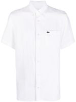 Lacoste chemise à logo brodé - Blanc - thumbnail