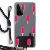 Waterijsje: OnePlus 9 Pro Transparant Hoesje met koord