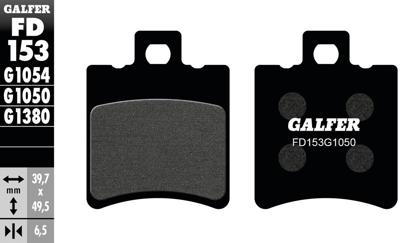 GALFER Brake pad fd153 g1050 organic