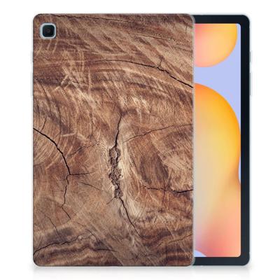 Samsung Galaxy Tab S6 Lite | S6 Lite (2022) Silicone Tablet Hoes Tree Trunk
