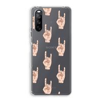 Rock: Sony Xperia 10 III Transparant Hoesje