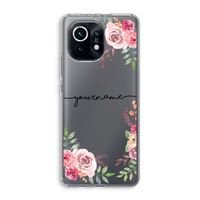 Rozen: Xiaomi Mi 11 Transparant Hoesje