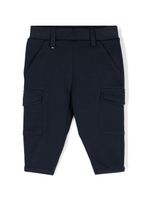 BOSS Kidswear pantalon fuselé à poches cargo - Bleu