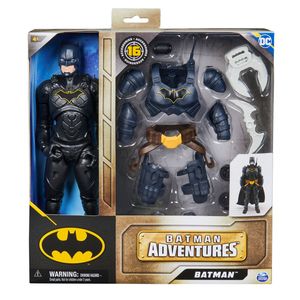 DC Comics Batman Adventures - Batman-actiefiguur met 16 pantseraccessoires, 17 scharnierpunten - 30 cm