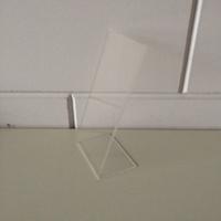 L-standaard acryl bxh 105x210mm. Staand