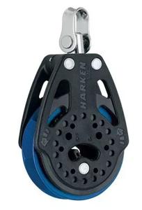 Harken 57c 1-schijfsblok Met Ratel Blauw Default