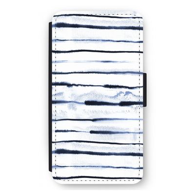 Ink Stripes: iPhone 12 mini Flip Hoesje