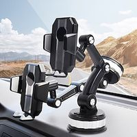 telefoonstandaard Dashboard Telefoonhouder Roteerbaar Vouwbaar Verstelbaar Telefoon houder voor Bureau Automatisch Compatibel met: Mobiele telefoons van minder dan 6,8 inch Mobiele telefoonaccessoire Lightinthebox - thumbnail