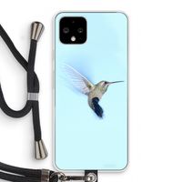 Kolibri: Pixel 4 Transparant Hoesje met koord